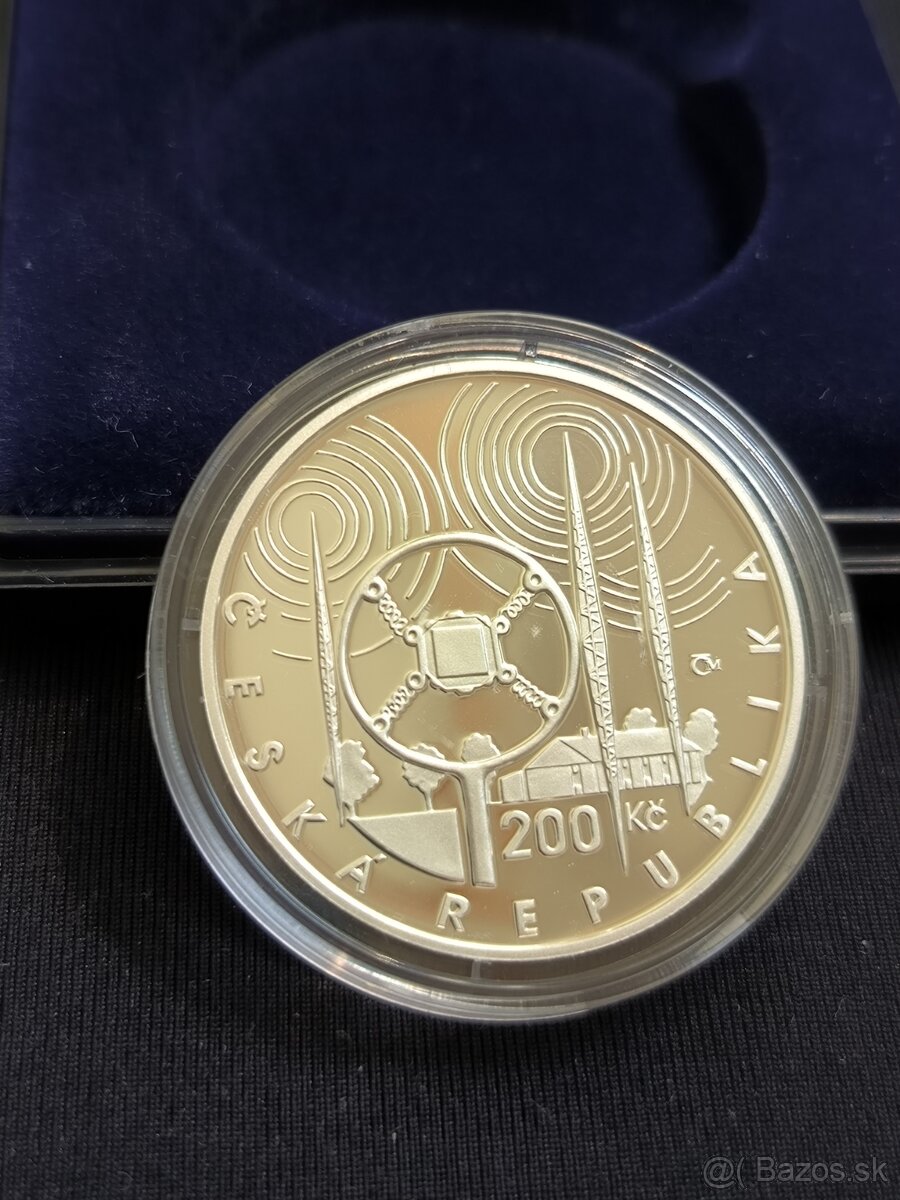 Strieborné mince Československy rozhlas CZ+SK PROOF - 4