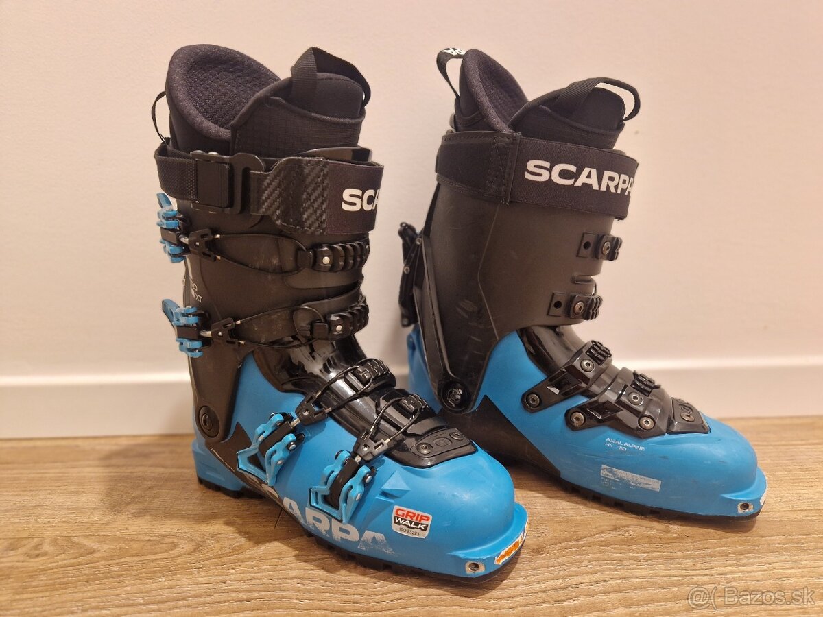Predám skialpové lyžiarky Scarpa 4-Quattro XT, veľkosť 265 - 4