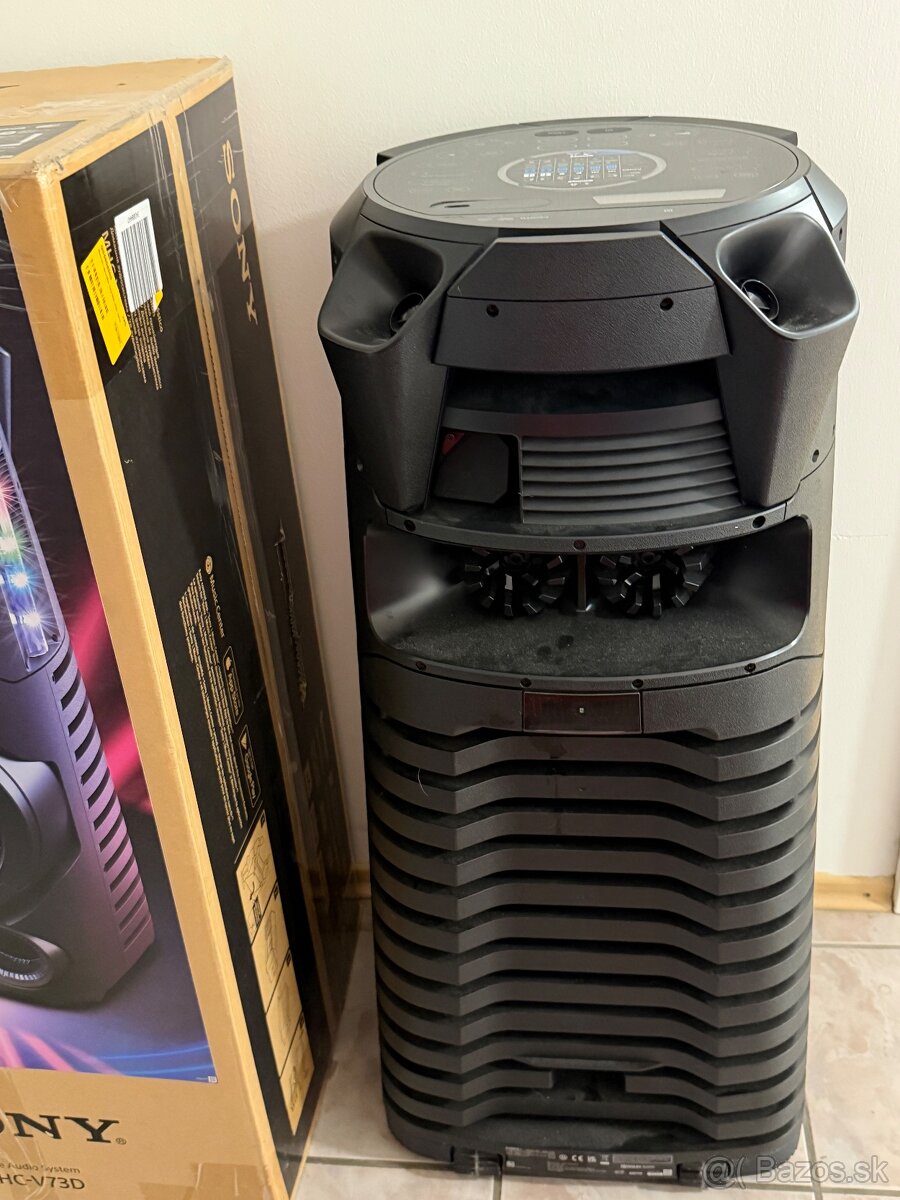 Zánovný Sony MHC V73D - pár mesačný s blokom - 4