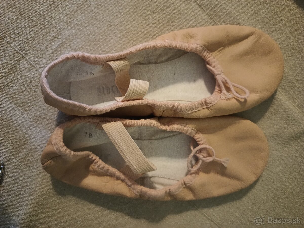 Baletné piškóty cvičky Bloch veľ. 18 NOVÉ, NENOSENÉ - 4