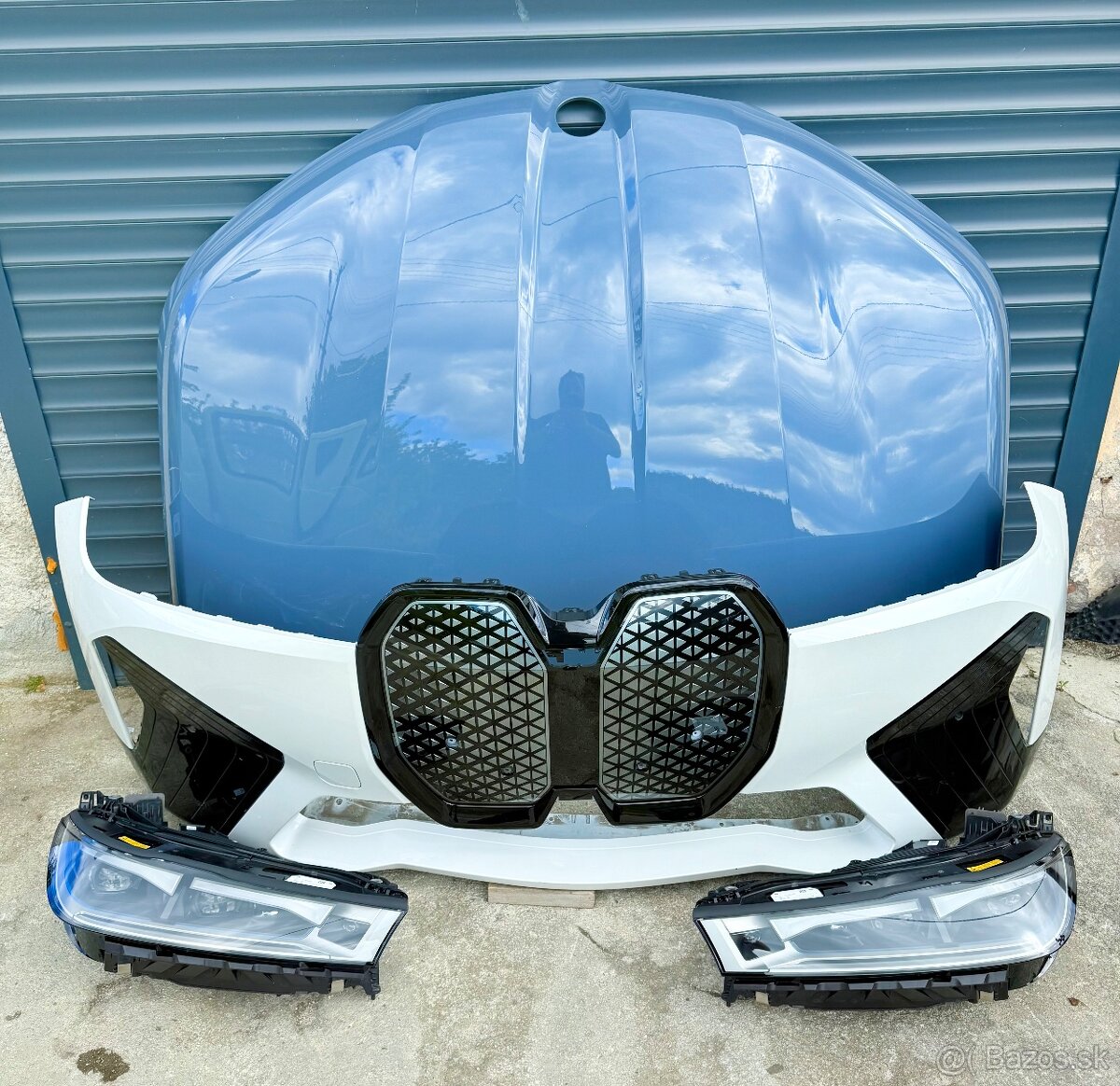 BMW IX světla laser nárazník kapota - 4