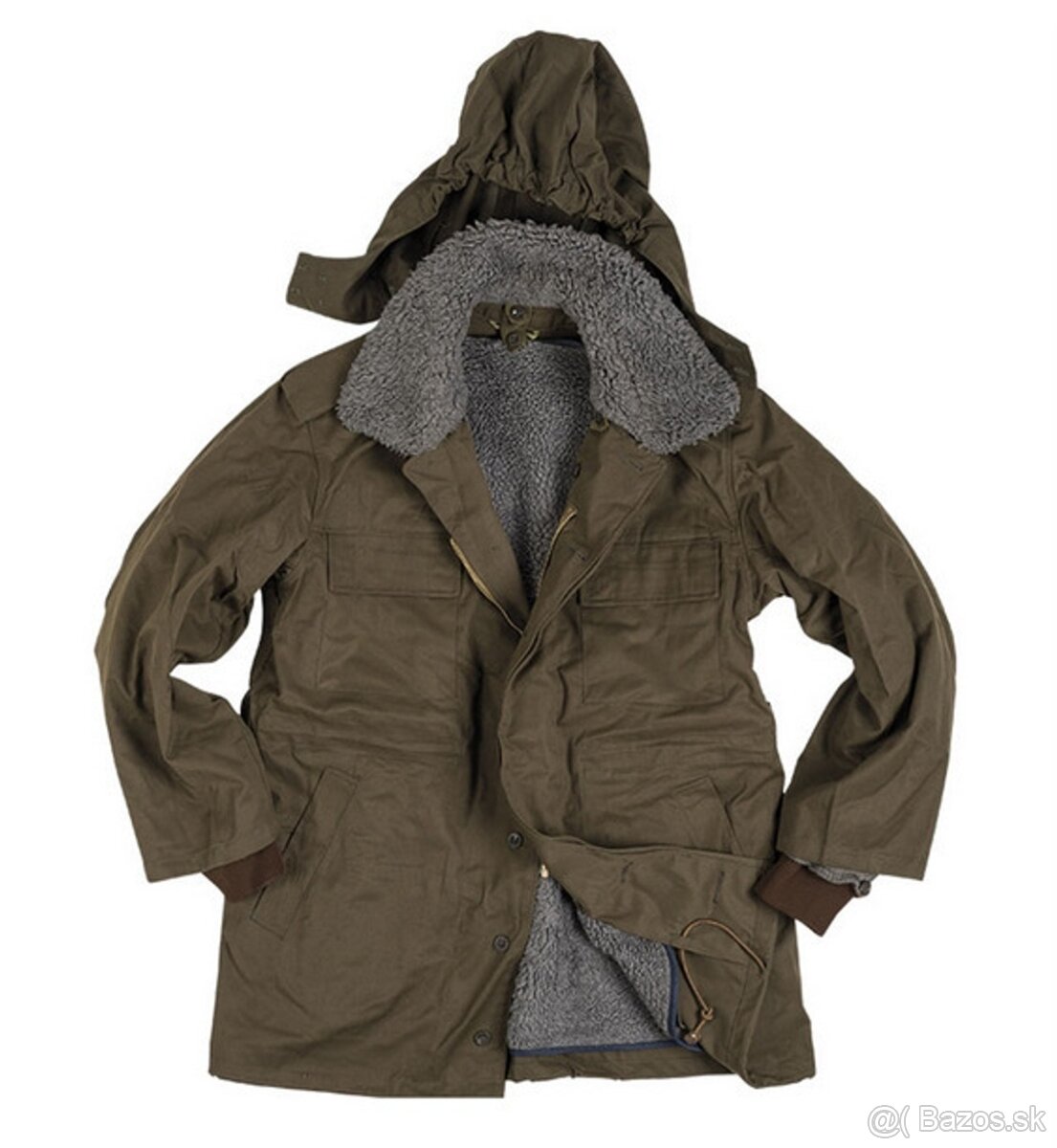 Vojenský kabát kongo vz. 85 - maskáče ČSĽA, nový - 4