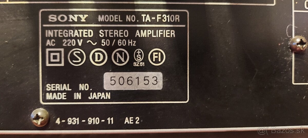 Predám zosilovače Sony, Yamaha a Denon - 4