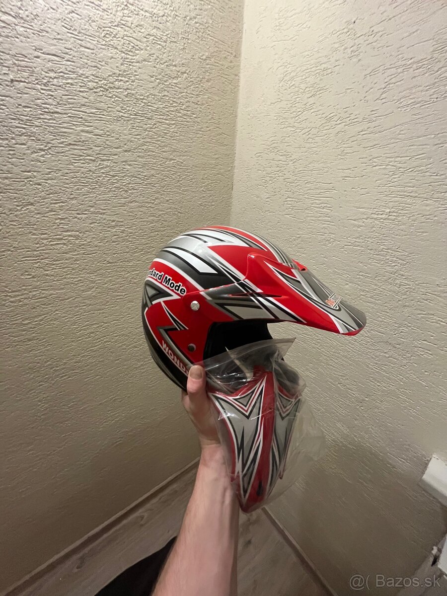 Celotvárová motocyklová prilba - 4