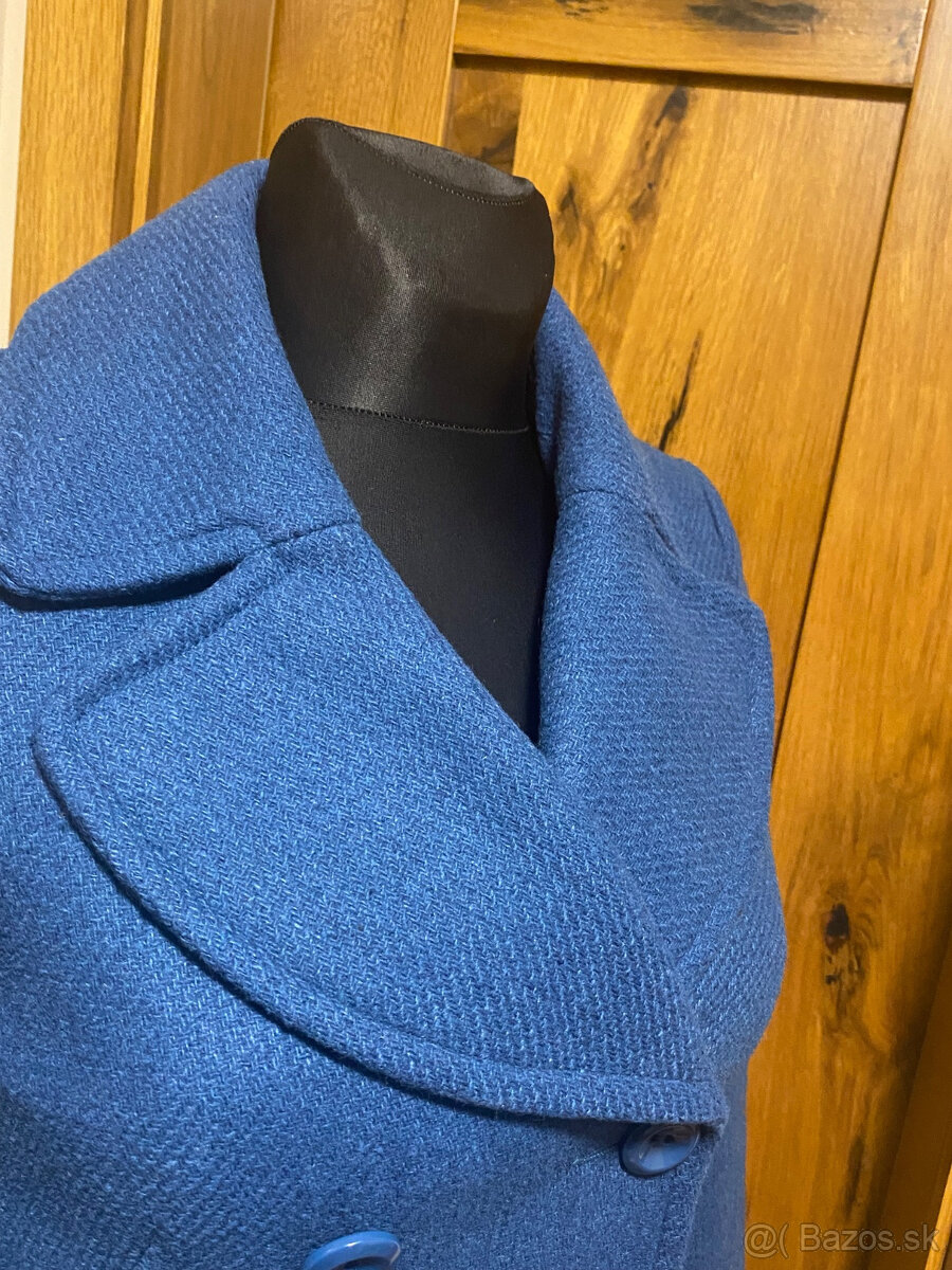 Oasis - tyrkysovo-modrý kabát - 4