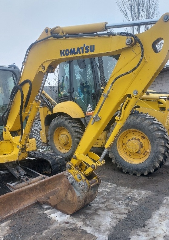 5t minibagr Komatsu PC45 pásové rypadlo - 4