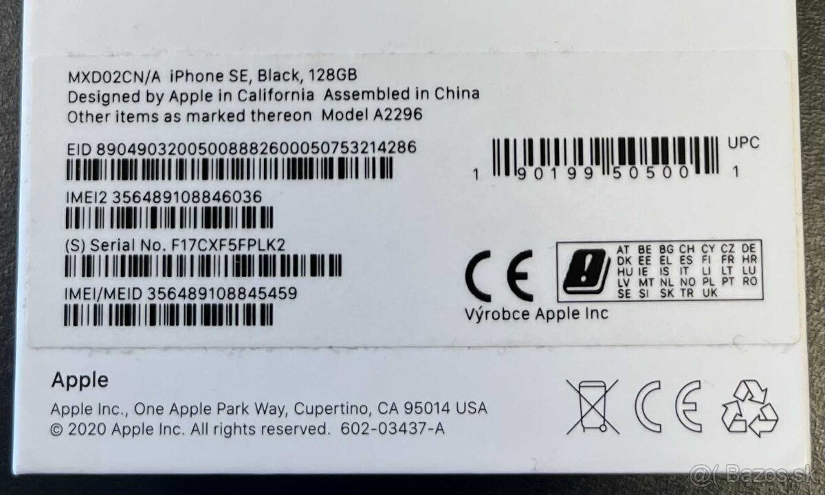 iPhone SE, Black 128GB - 4