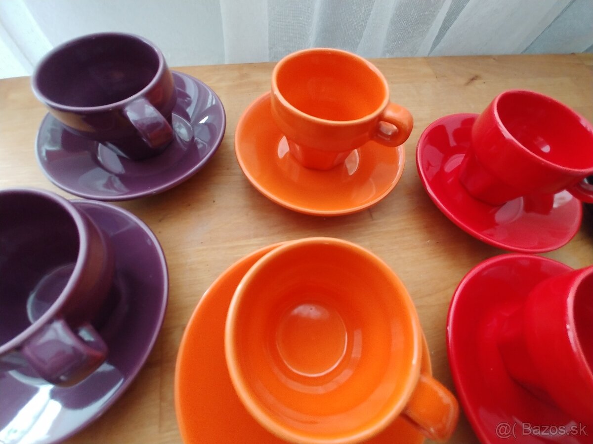 Salky na kavu, porcelan, objem salok 80 cl - 4