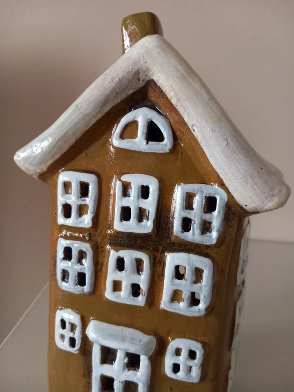 Keramický domček na čajovku 20,5x11,5x7,5 cm - 4