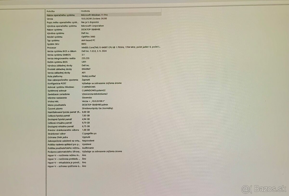 Dell Optiplex 3060 Micro i5 - 4