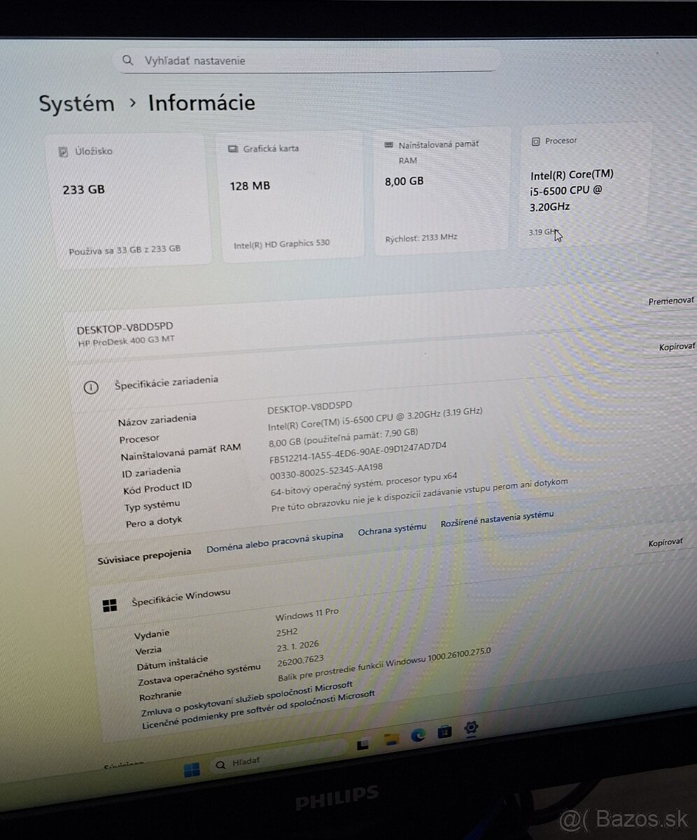 Predam pocitac HP ProDesk 400 G3 - 4
