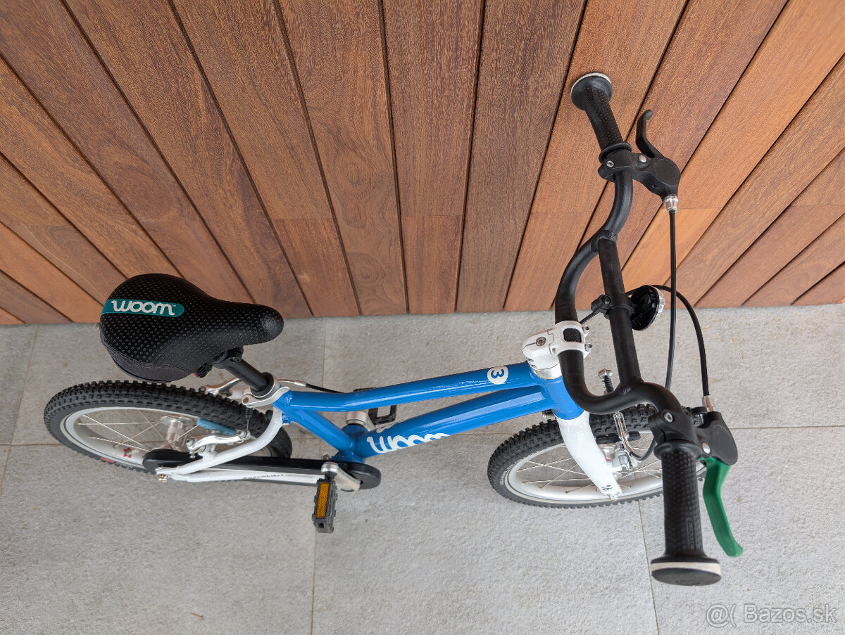 detský bicykel woom 3 (16") – Modrý (Sky Blue) - 4