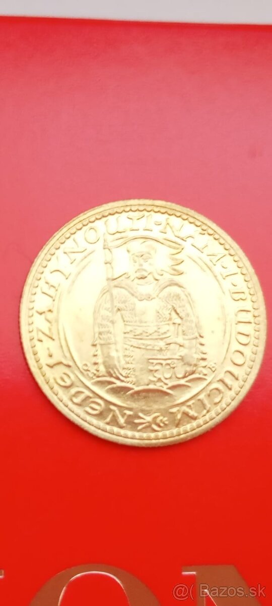 SVATOVÁCLAVSKÝ DUKÁT 1929, KRÁSNÝ STAV - 4