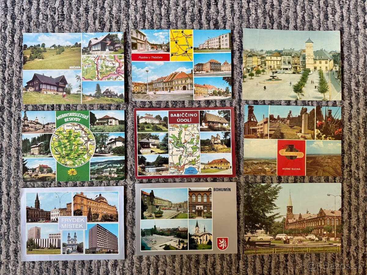 Retro pohľadnice Československo - 60 kusov - 4