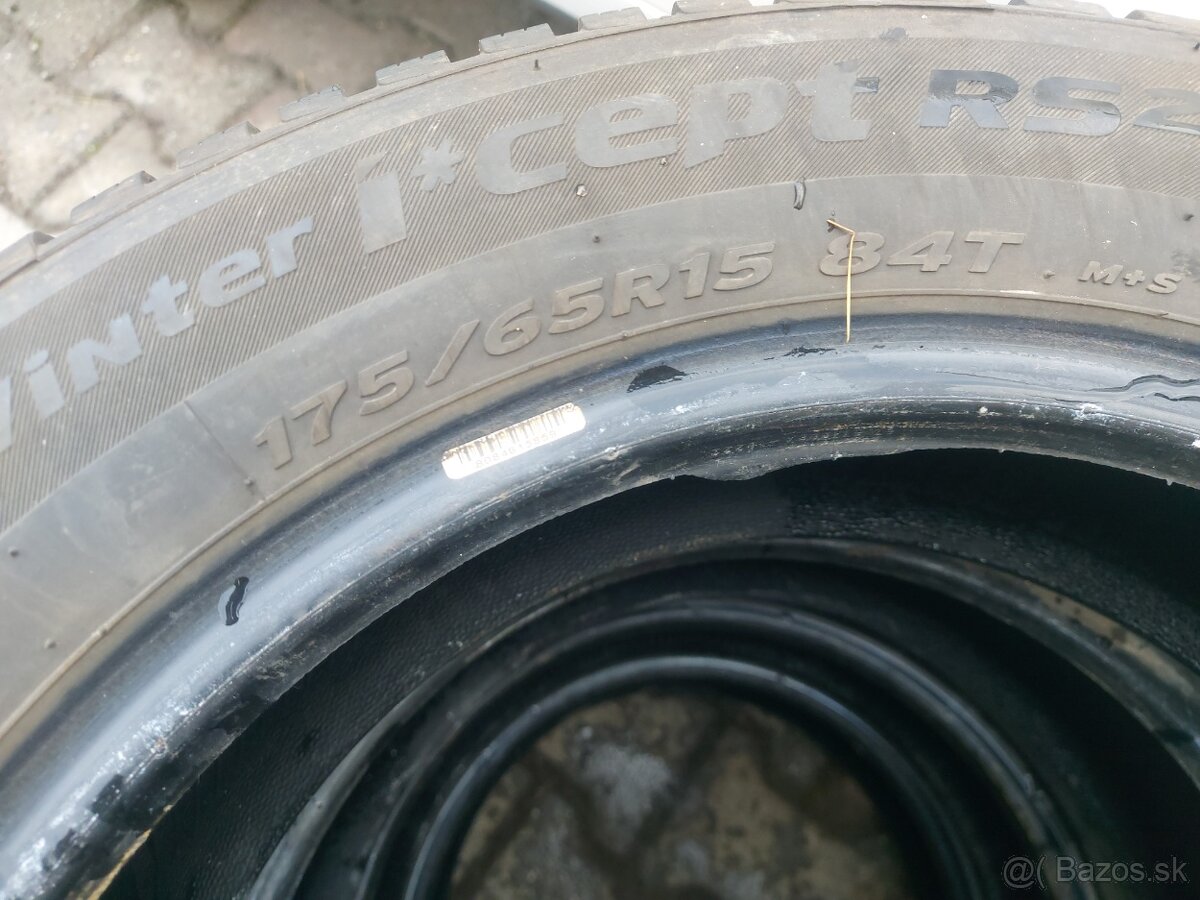 2ks zimné 175/65 r15 HANKOOK - 4