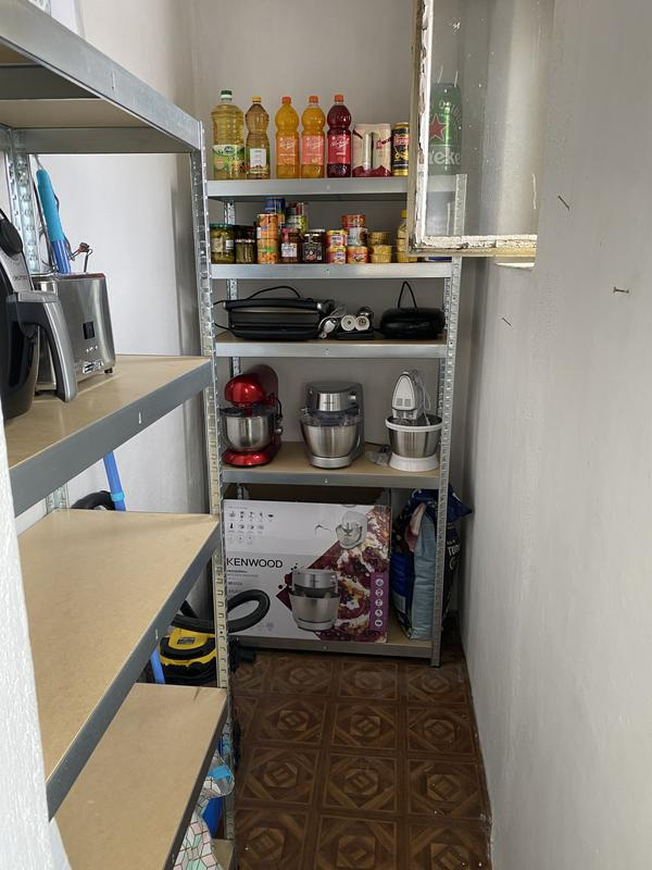 Kovový Regál 150X75X30 biela a iné - 4