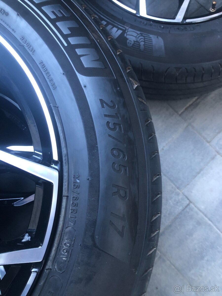 Predám letnú sadu Michelin Primacy 4 215/65 R17 - 4