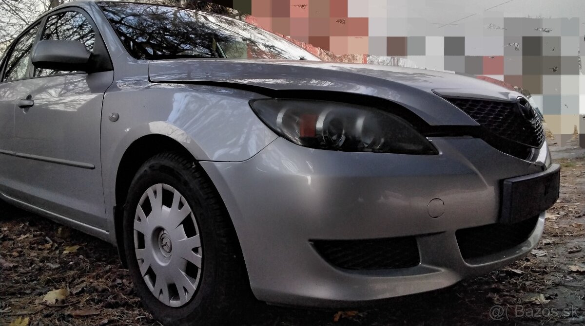 Mazda 3 1.6 2004 predám MOTOR Z601, PREVODOVKA, nárazník - 4