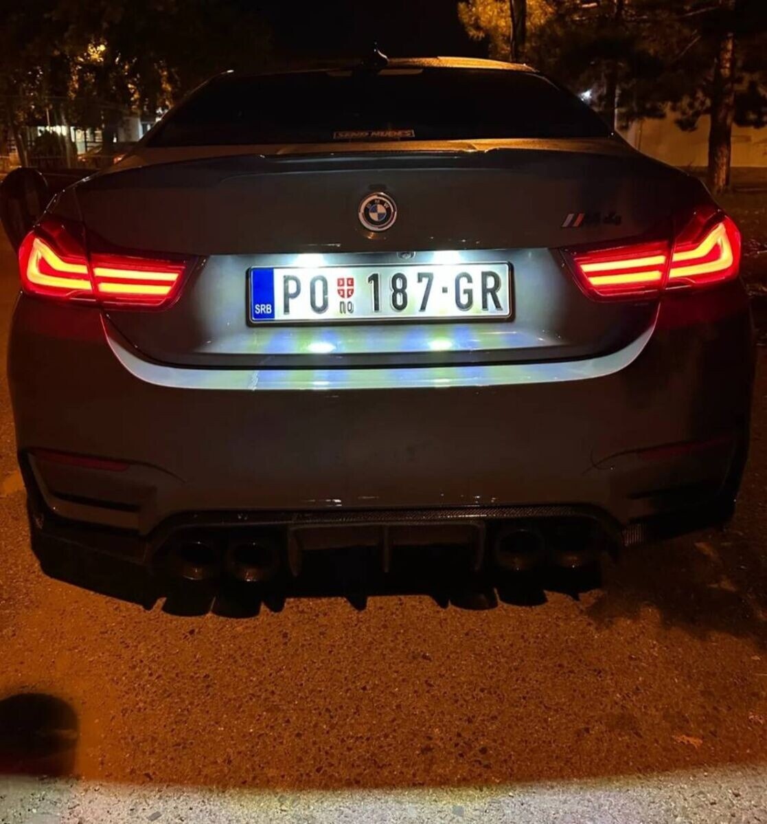 LED osvetlenie ŠPZ značky BMW - 4