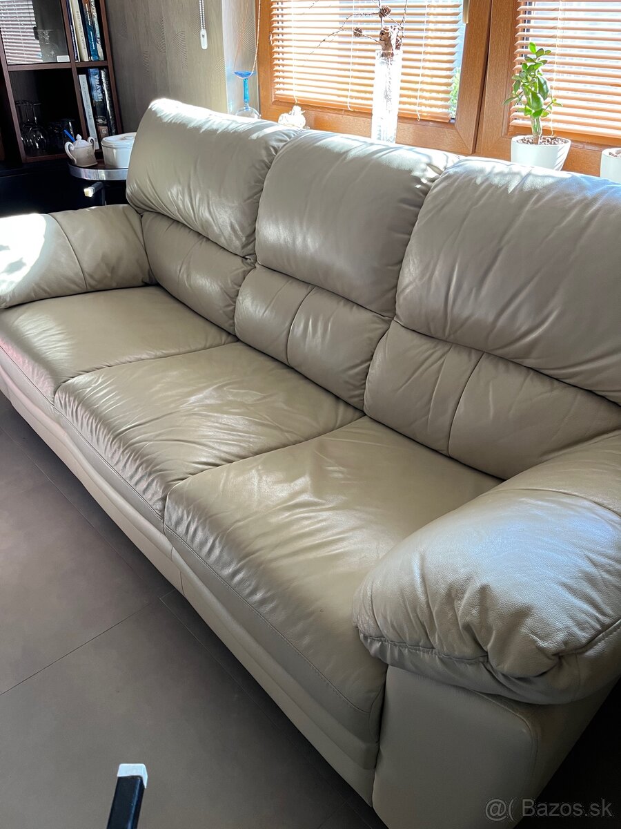 Kožená sedacia súprava 3+2+1 - 4