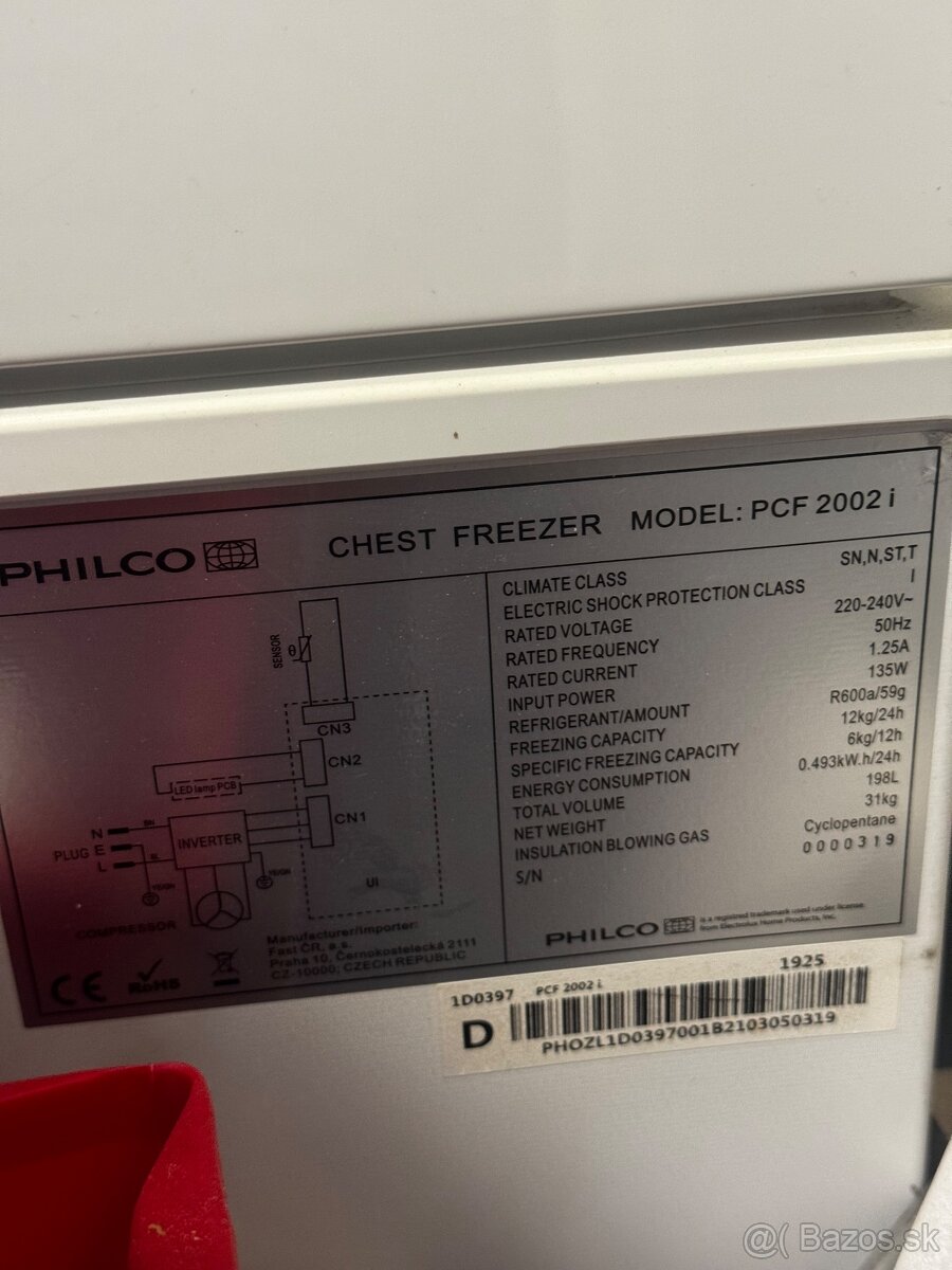 Mrazák philco 200l - 4