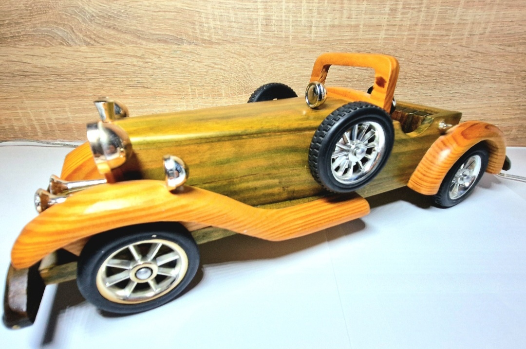 RETRO DREVENE AUTO cabrio NOVÉ - 4