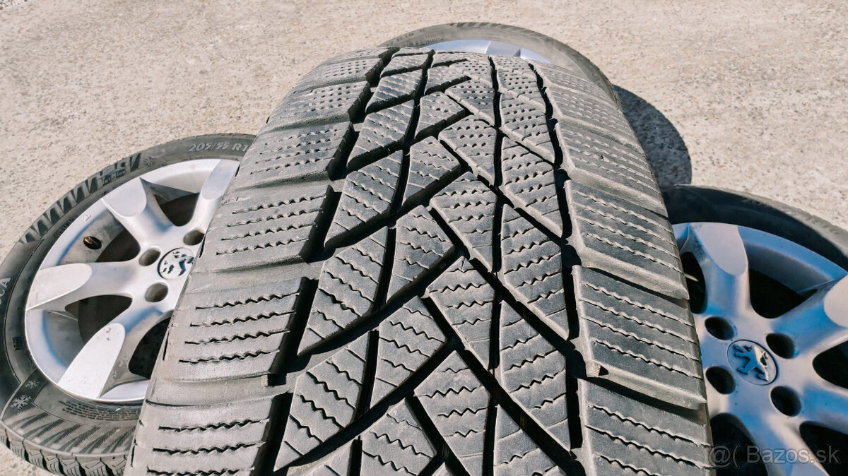Disky + zimné pneumatiky 205/55 R16 - 4