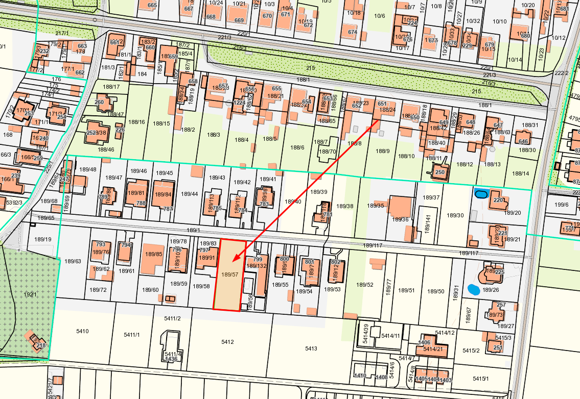 Stavebný pozemok na predaj obci Rakoľuby - 4