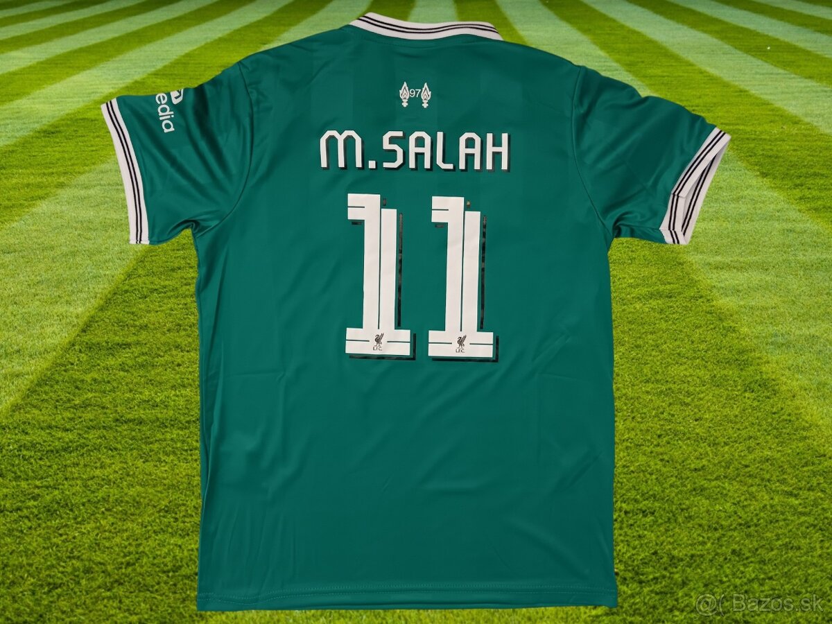 detský dres Mohamed Salah Liverpool FC 25/26 zelený - 4