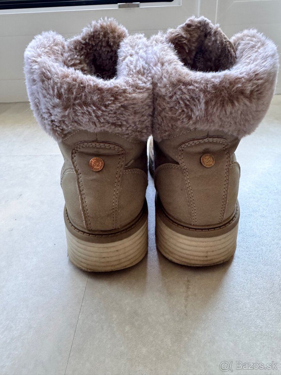 Zimné topánky- dievčenské veľ. 37 - 4