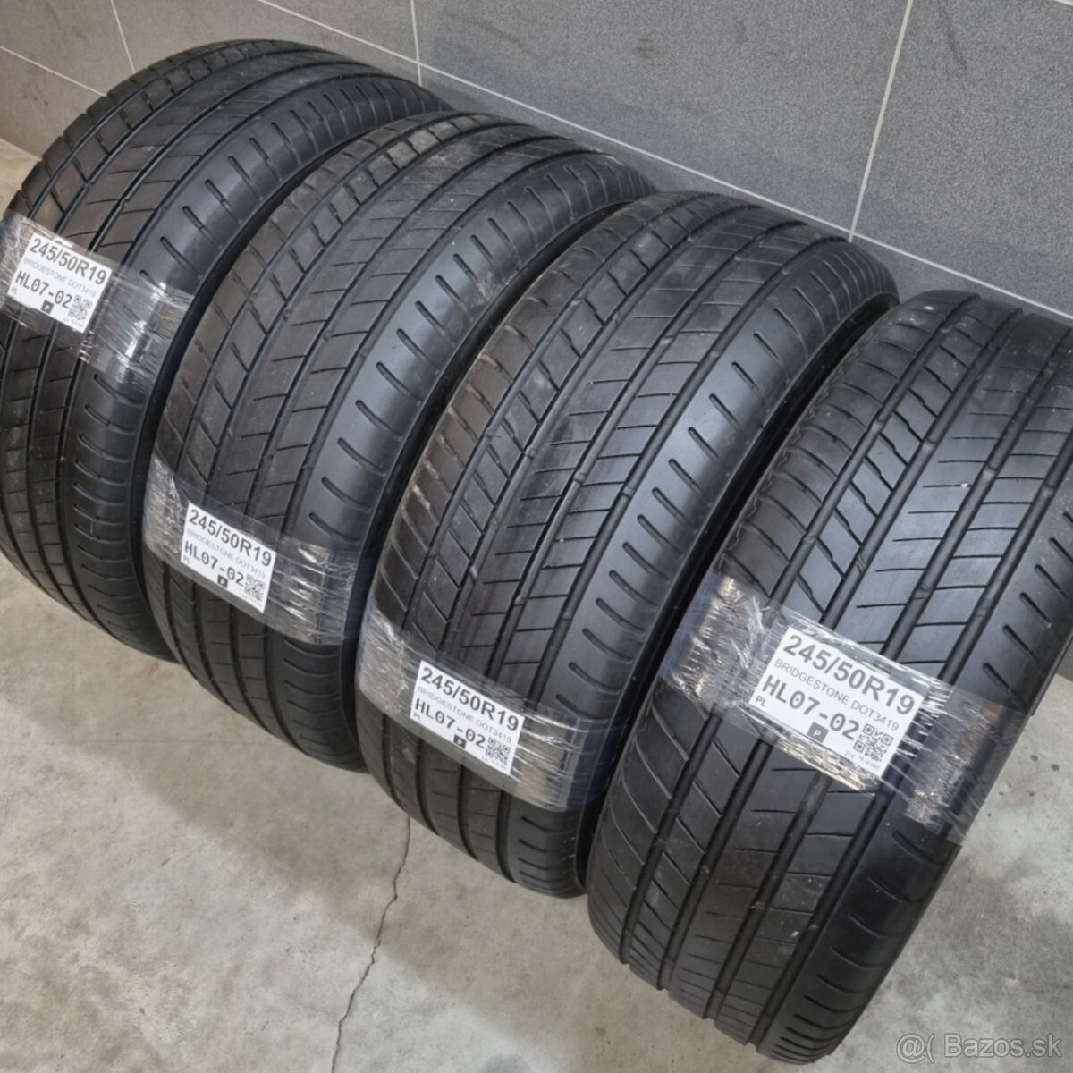 Letné pneumatiky 245/50 R19 BRIDGESTONE - 4