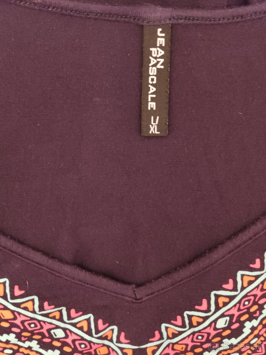 Tmavomodré padavé letné šaty - 4