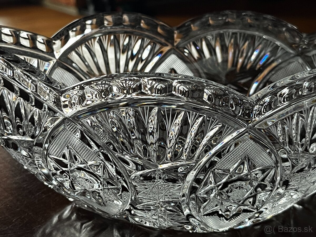 Kryštáľová misa 28 cm - 4