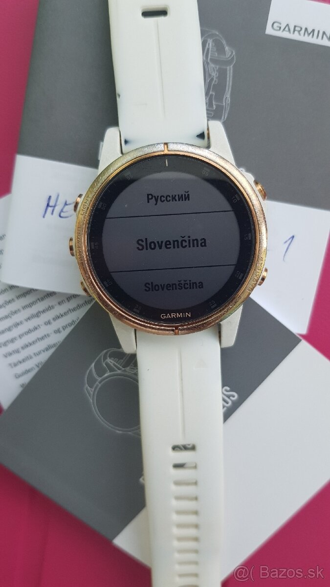 Garmin Fenix 5S Plus komplet balenie + náhradný remienok - 4