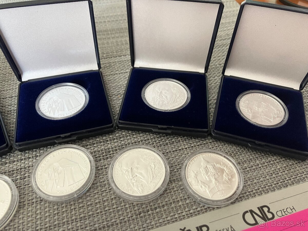Strieborné pamätáme mince ČNB 2023 BK + PROOF - 4