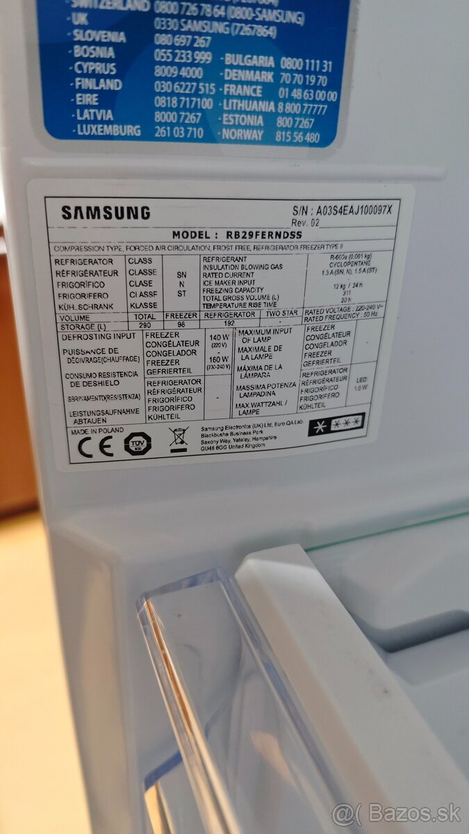 Predám chladničku Samsung - 4