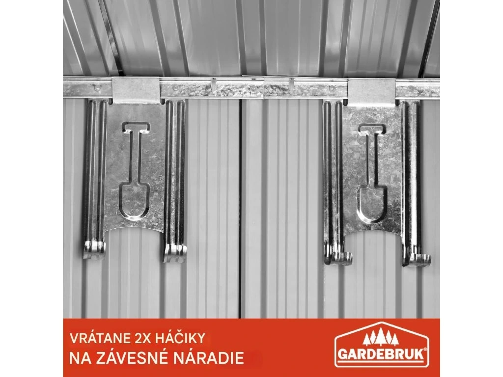 Záhradný domček - 312x257x178 cm - antracit - 4