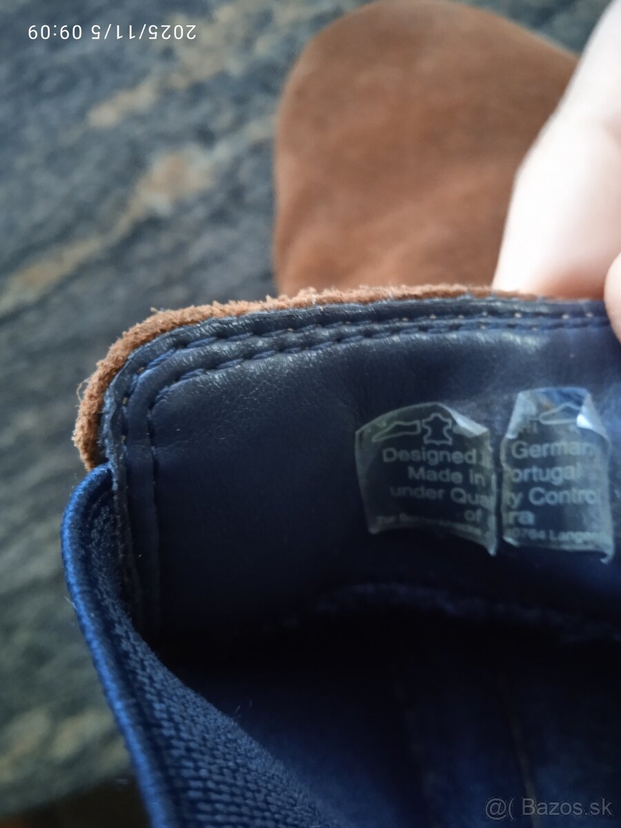 Semišové kotníkové topánky - 4