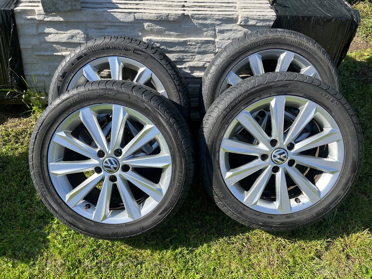 Letná sada originál VW R17 5x112 - 4