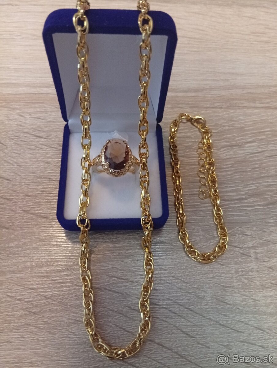 Nádherný pozlátený set šperkov.. DÁMSKY - 4