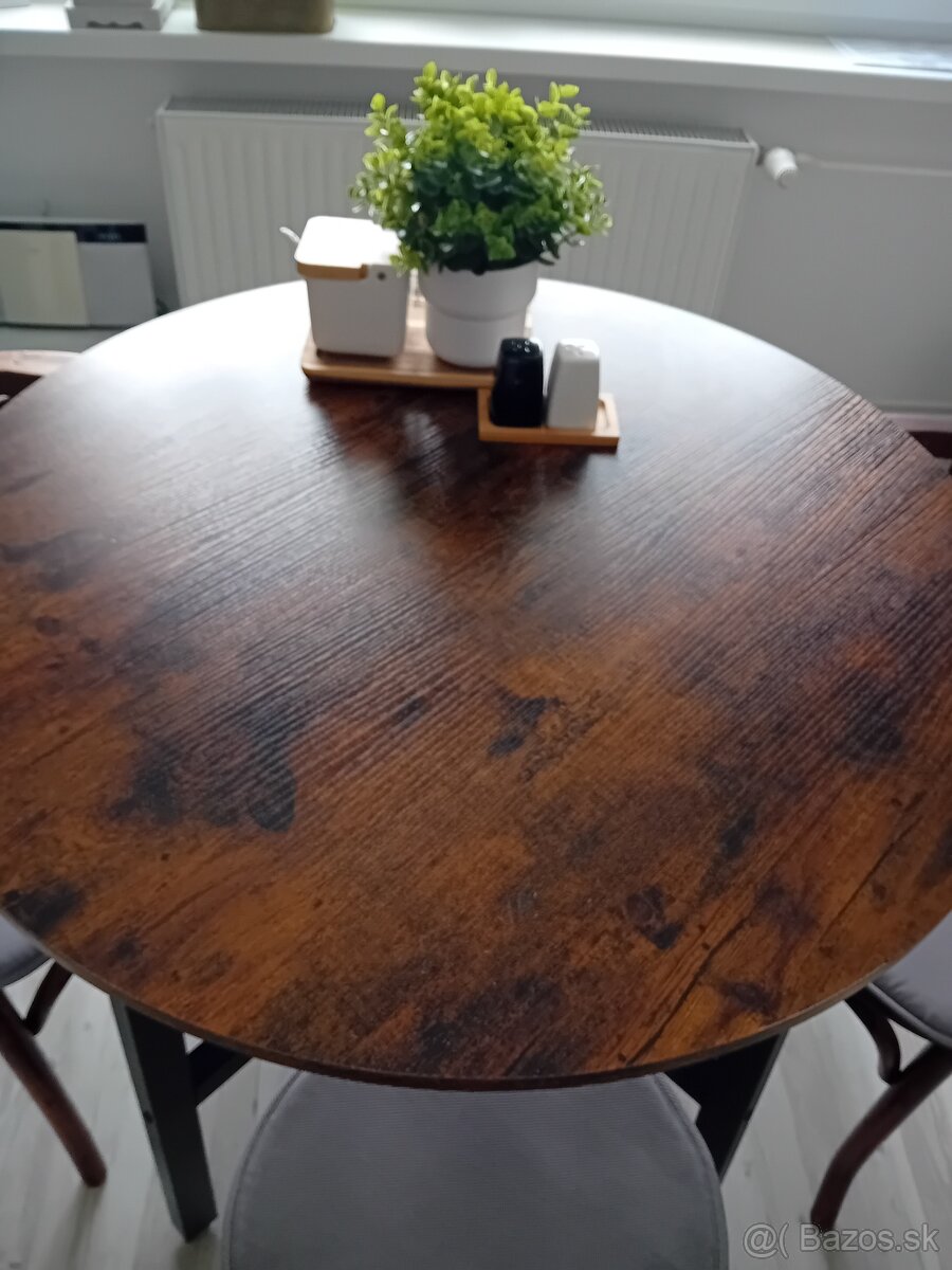 Predám okrúhly jedálensky stôl - 4