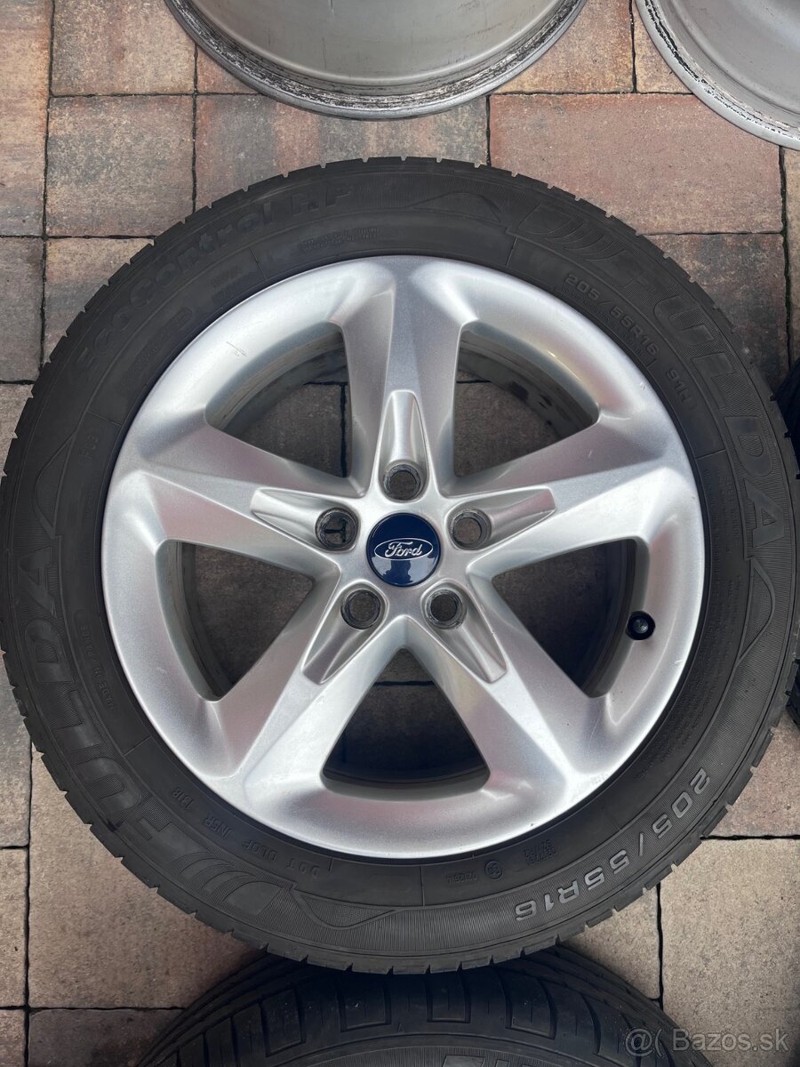 Orig. hliníkové disky Ford R16, 5x108 - 4