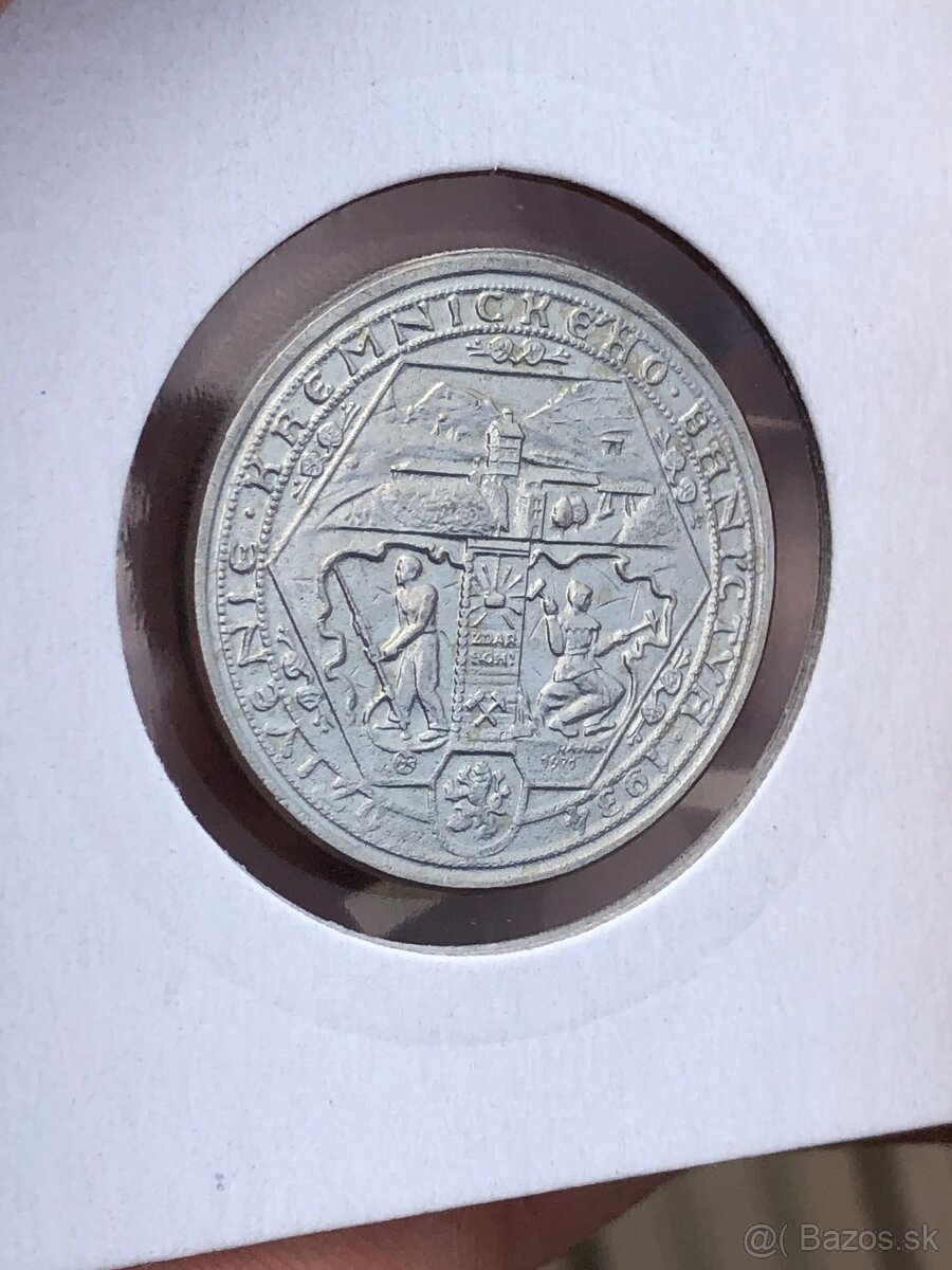 2 Dukát 1934 1971 Oživenie kremnického baníctva skúšobná - 4