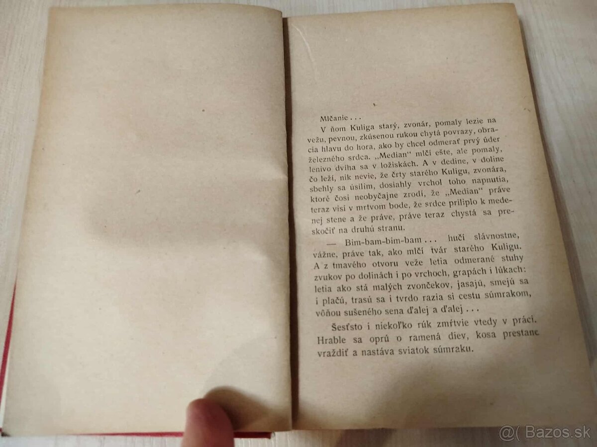 97 ročná kniha--Výkriky bez ozveny--1928--Milo URBAN--naklad - 4