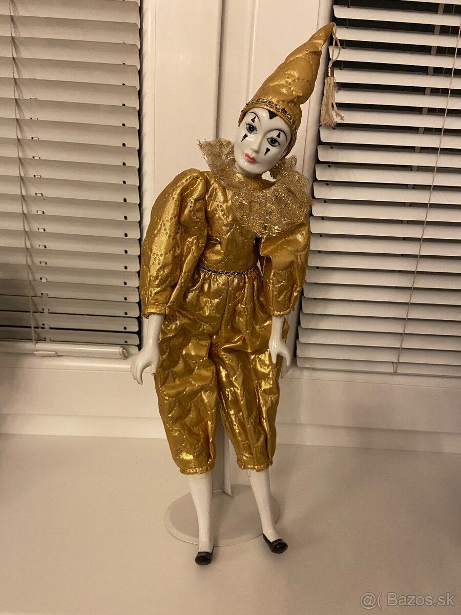 Pierot,porcelan,Italy,43cm - 4