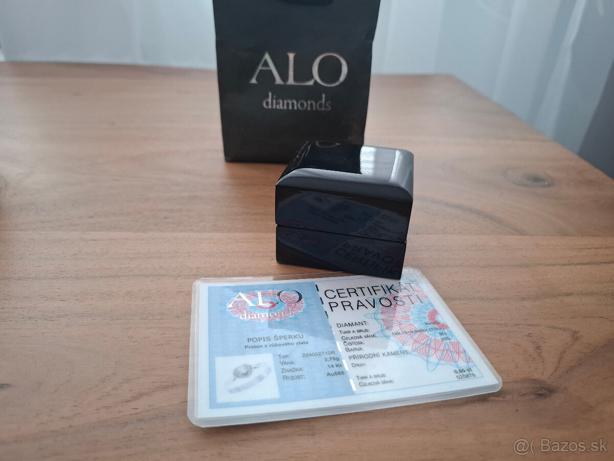 Predam zasnubny prsten s briliantom - 4