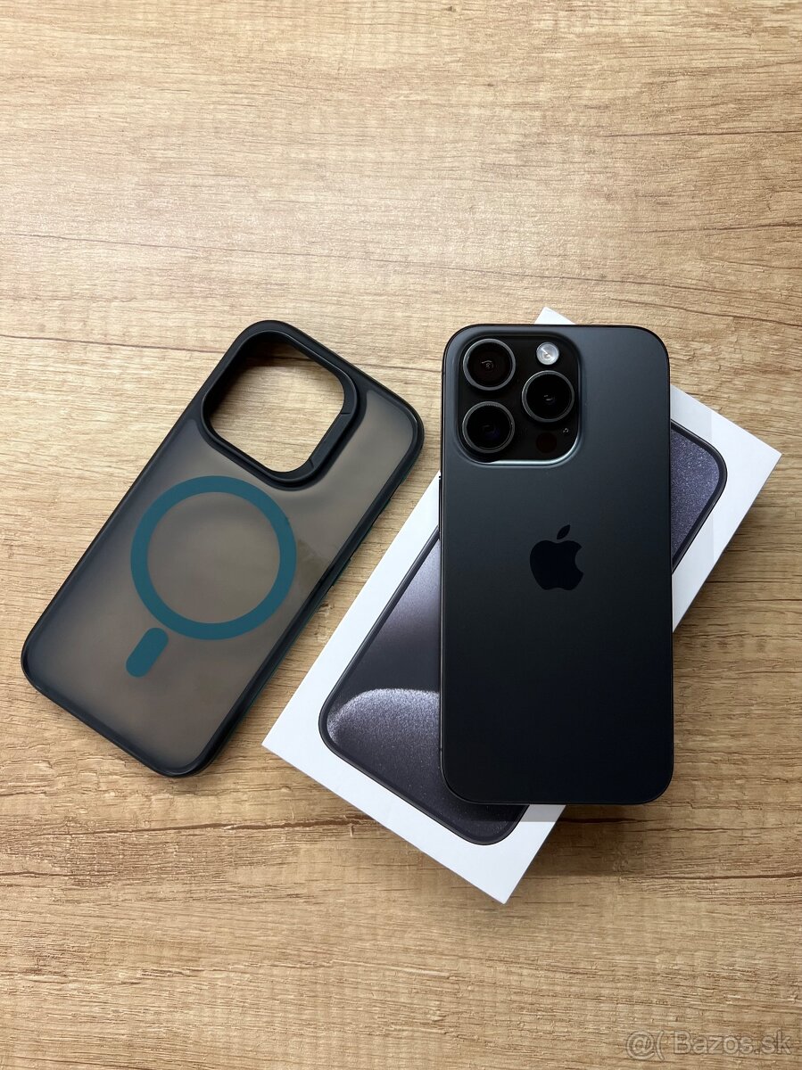 Apple iPhone 15 Pro,256gb,Black,TOP STAV,PREDÁM-VYMENÍM - 4
