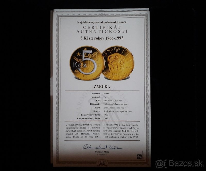 Predám zbierku Najobľúbenejšie Československé mince - 4