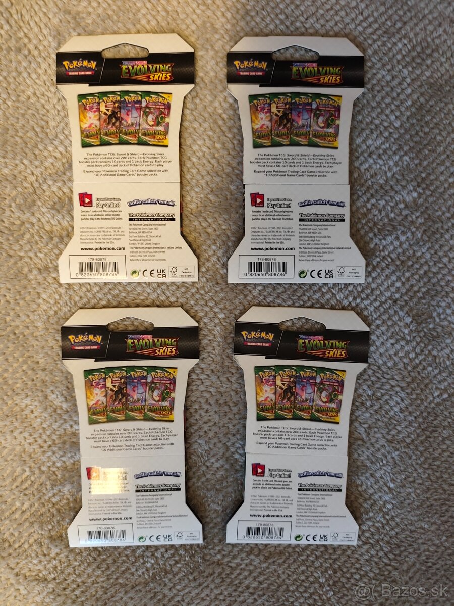 Evolving skies sleeved booster packs - 4