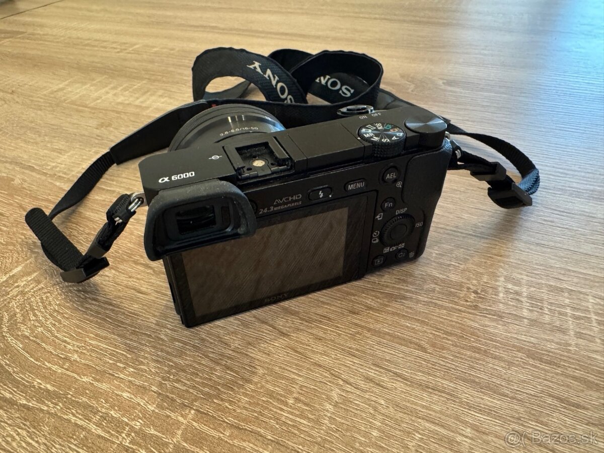 Sony a6000 24,3Mpix + Akumulátory + Objektív + Statív - 4